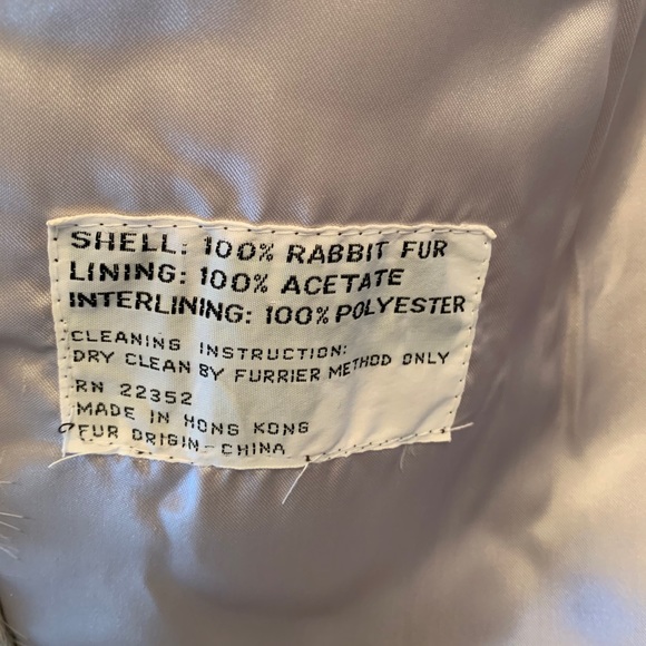 Vintage Women’ rabbit Fur Coat - Picture 5 of 5